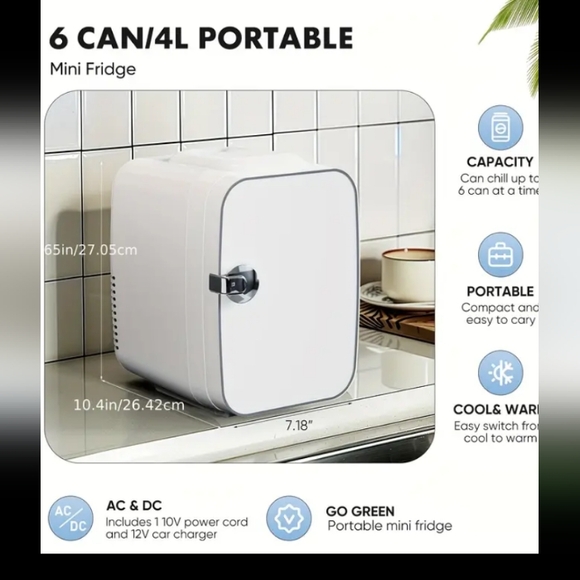 Perfect for kids going away to school Mini Fridge NEW - Picture 7 of 8